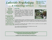 Tablet Screenshot of lakesidenet.com